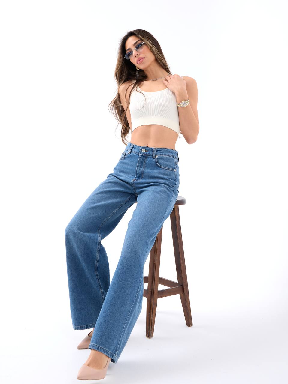 Jeans wide-leg